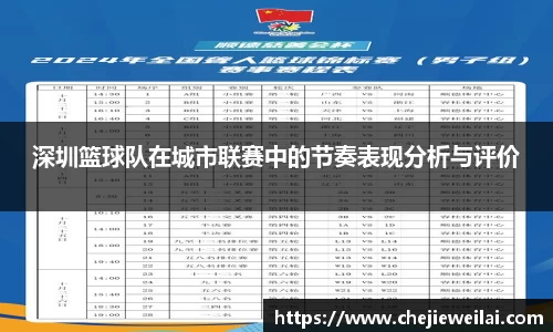 深圳篮球队在城市联赛中的节奏表现分析与评价